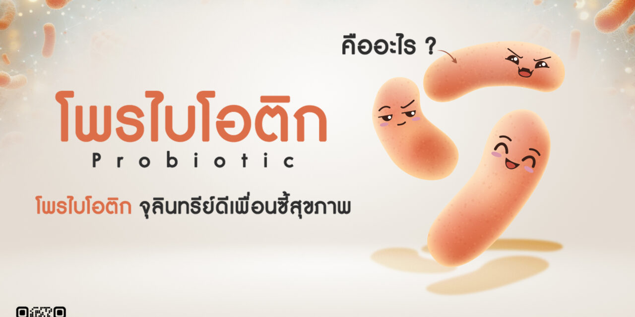 โพรไบโอติก จุลินทรีย์ดีเพื่อนซี้สุขภาพ